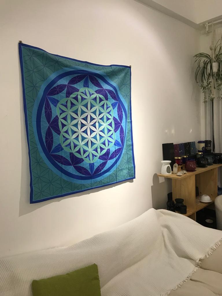 Dream Walker Flower of Life Multipurpose blanket 生命之花多功能布布 (現貨）