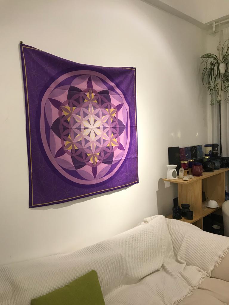 Dream Walker Flower of Life Multipurpose blanket 生命之花多功能布布 (現貨）