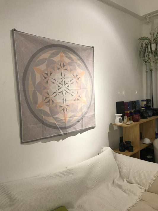 Dream Walker Flower of Life Multipurpose blanket 生命之花多功能布布 (現貨）