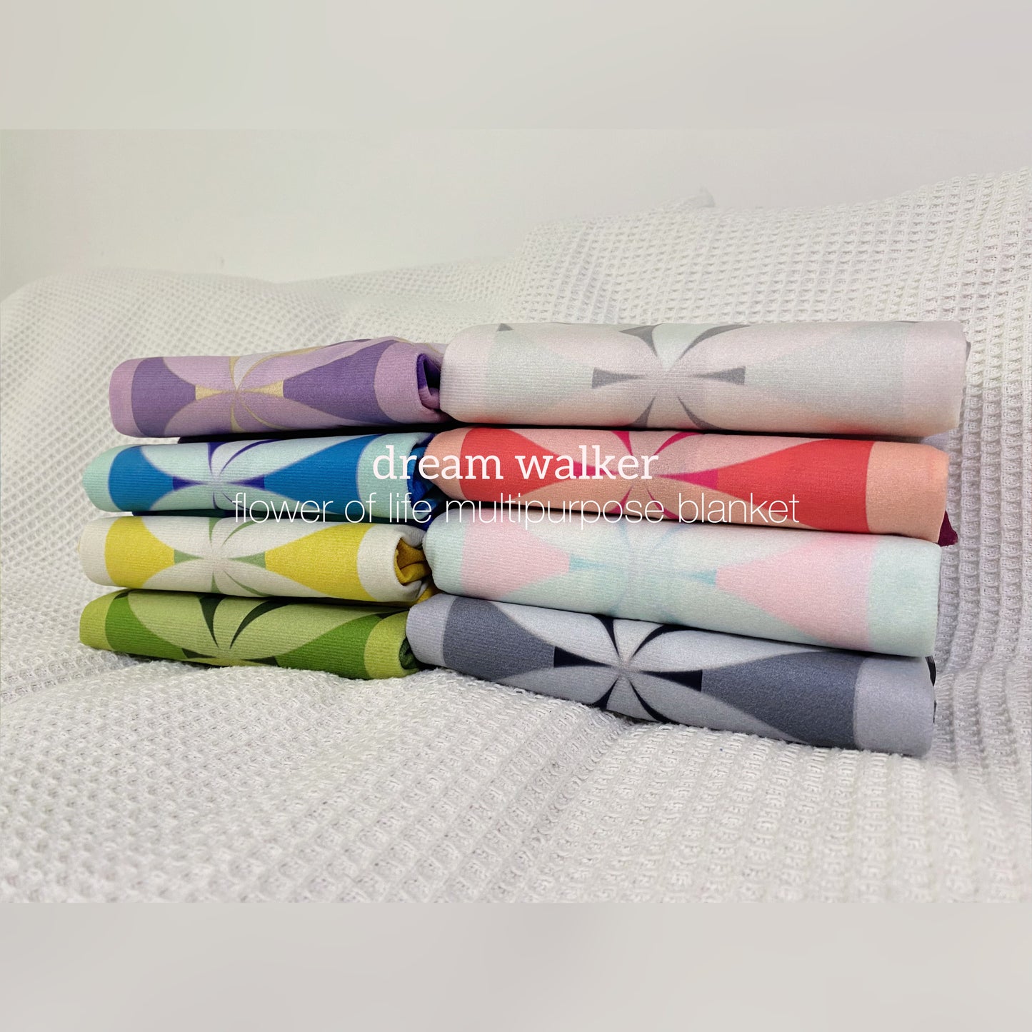 Dream Walker Flower of Life Multipurpose blanket 生命之花多功能布布 (現貨）